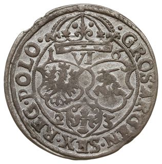 szóstak 1623, Kraków; data 1-6-2-3 rozdzielona t
