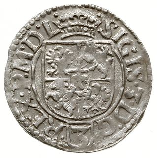 półtorak 1614, Kraków; typ z pięciopolową tarczą