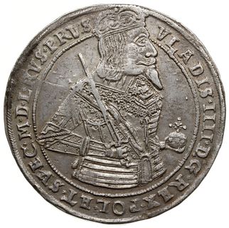 talar 1638, Toruń; małe cyfry daty; Aw: Półposta