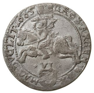 szóstak 1665, Wilno; Ivanauskas 7JK8-2, Kop. 362