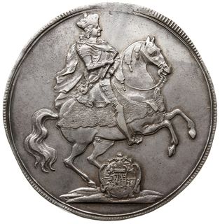 talar wikariacki 1711, Drezno; Aw: Król na koniu