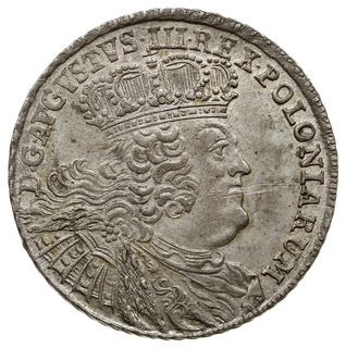 dwuzłotówka 1753, Lipsk, odmiana bez liter E-C