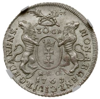 30 groszy (złotówka) 1763 REŒ, Gdańsk