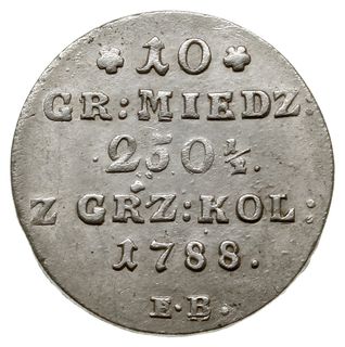 10 groszy miedzianych 1788, Warszawa