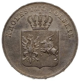 5 złotych 1831 KG, Warszawa; na rewersie ułamek 