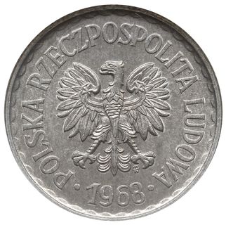 1 złoty 1968, Warszawa; Parchimowicz 213e; monet