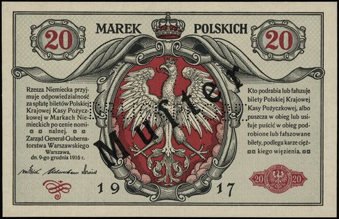 20 marek polskich 9.12.1916; Generał, seria A, n