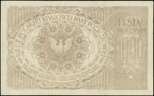 1.000 marek polskich 17.05.1919; seria III-G, nu