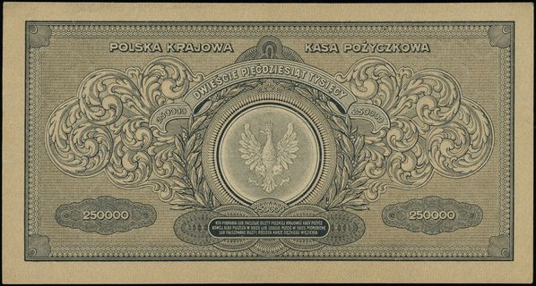 250.000 marek polskich 25.04.1923, seria CB, numeracja 131532