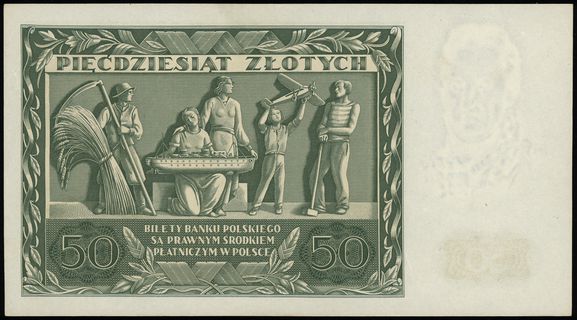 50 złotych 11.11.1936, seria AD, numeracja 1957528