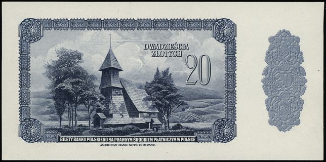 20 złotych 20.08.1939