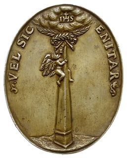 medal owalny 1610-1619; Aw: Popiersie królewicza