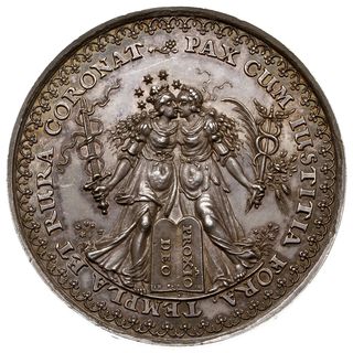 medal autorstwa Sebastiana Dadlera i Jana Höhna sen., ok. 1642 r., wybity na pamiątkę rozejmu w Sztumskiej  Wsi w 1635 r.