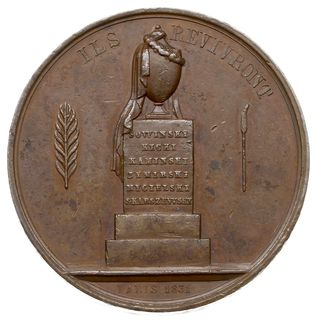 medal autorstwa Jeana Rouveta wybity przez Polski Komitet Emigracyjny w Paryżu w 1831 r.