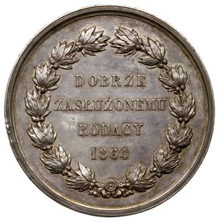 medal autorstwa Alberta Barre’a wybity w 1864 r., poświęcony Aleksandrowi Fredrze