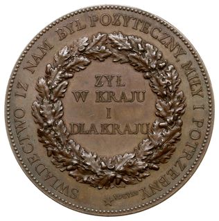medal autorstwa Alberta Barre’a wybity w 1872 r. z okazji śmierci Adama hrabiego Potockiego