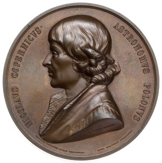 medal autorstwa Teodora Rygiera i Jana Vagnetti’ego z 1879 r. wybity dla uczczenia Mikołaja Kopernika  oraz otwarcia Muzeum Astronomicznego i Kopernikańskiego w Rzymie