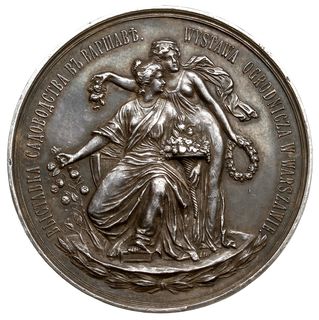 medal autorstwa L. Steinmana wybity przez Towarzystwo Ogrodnicze Warszawskie jako nagroda z Wystawy  Ogrodniczej w Warszawie, nadany Władysławowi Dobrowolskiemu w 1893 r.