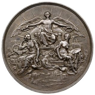 medal autorstwa Cypriana Godebskiego i Henri Nocq’a z 1894 wybity z okazji Powszechnej Wystawy Krajowej  we Lwowie