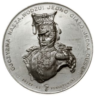 medal wydany przez Antykwariat Wilhelma Bernsteina w Warszawie z 1914 r., wybity z okazji odezwy  do Polaków o połączeniu trzech zaborów