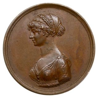 medal autorstwa J. Laroque’a z 1812 r. wybity na cześć trzeciej żony Piotra Birona, Anny Dorotei von Medem 1761-1821, księżnej kurlandzkiej