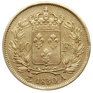 40 franków 1830 A, Paryż; Gad. 1105, Fr. 547; zł