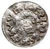 denar przed 1034, Praga; Aw: Popiersie z proporcem na wprost, VDALRICVS DVX; Rw: Popiersie św. Wac..