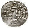 denar ok. 1020-1025; Aw: Krzyż utworzony z kółek