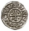 denar 995-1002, Ratyzbona, mincerz Anti; Aw: Krzyż z 2 kulkami, kółkiem i klinem w kątach; Rw: Dac..