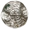 denar 1002-1009, Ratyzbona, mincerz Anti; Aw: Krzyż z 2 klinami, kółkiem i trójkulkami w kątach; R..
