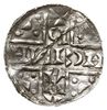 denar 1018-1026, Ratyzbona, mincerz Athal; Aw: Krzyż dwunitkowy, w nim wpisany HEINH DX; Rw: Dach ..