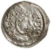denar 1039-1042, Ratyzbona; Aw: Popiersie w praw