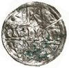 denar 1018-1026, Salzburg, mincerz Kid; Aw: Krzyż dwunitkowy, w nim wpisany HEINH DX; Rw: Dach koś..