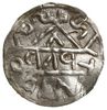 denar 1018-1026, Salzburg, mincerz Bab; Aw: Krzyż dwunitkowy, w nim wpisany HEINH DX; Rw: Dach koś..