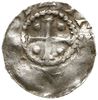 denar 1002-1024; Aw: Popiersie w lewo; Rw: Krzyż z kulkami w kątach; Dbg 749; srebro 1.25 g, gięty