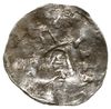 denar 1002-1024; Aw: Głowa w koronie radialnej w prawo; Rw: Kapliczka karolińska, Dbg 916; srebro ..