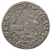 grosz na stopę polską 1566, Tykocin; odmiana z dużym herbem Jastrzębiec (wojewody krakowskiego Sta..