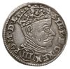 trojak 1580, Wilno; nominał III w owalnej obwódce pod popiersiem; Iger V.80.5.c (R1), Ivanauskas 4..