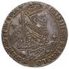 talar 1628, Bydgoszcz; Aw: Popiersie w prawo, poniżej herb Półkozic w tarczy i napis wokoło; Rw: T..