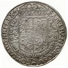 talar 1629, Bydgoszcz; Aw: Popiersie w prawo, poniżej herb Półkozic w tarczy i napis wokoło; Rw: T..