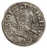 trojak 1606, Kraków; moneta z pomyłkową datą 1660; Iger K.06.4.b (R6), Tyszk. 25 mk; bardzo rzadki..