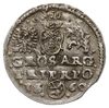 trojak 1606, Kraków; moneta z pomyłkową datą 1660; Iger K.06.4.b (R6), Tyszk. 25 mk; bardzo rzadki..