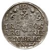 trojak 1619, Ryga; małe popiersie króla; Iger R.19.1.c/g (R3) - ale dwukropek po ARG; Gerbaszewski..