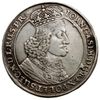 talar 1649, Gdańsk; Aw: Popiersie z dużą głową króla w prawo i napis wokoło; Rw: Herb Gdańska w ow..