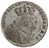 szóstak 1756 E, Królewiec; Aw: Popiersie Fryderyka Wielkiego stylizowane na wizerunek Augusta III,..