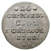 10 groszy miedzianych 1788, Warszawa; Plage 233;