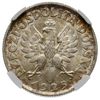 1 złoty 1925, Londyn; popiersie kobiety z kłosami; Parchimowicz 107b; pięknie zachowane, moneta w ..