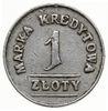 Gdynia, Spółdzielnia Marynarki Wojennej; 1 złoty; I emisja; Bartoszewicki 216.5 (R7a); mosiądz