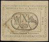 10 groszy miedziane 13.08.1794; Lucow 40 (R1), Miłczak A9a; bardzo ładnie zachowane