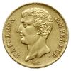 20 franków AN12 (1804) A, Paryż; Gad. 1021, Fr. 487; złoto 6.42 g, pierwszy rocznik monet Napoleon..
